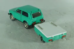 Ваз-2121 Нива А20 с прицепом скиф, июнь 1982г., Тантал/Радон 1:43