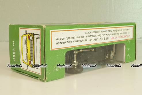 Ваз-2121 Нива, голубая, апрель 1991г., Тантал/Радон 1:43