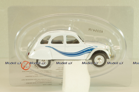 Citroen 2CV France 3 1983, white, 409541R, Norev 1:43