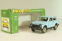 Ваз-2121 Нива, голубая, апрель 1991г., Тантал/Радон 1:43