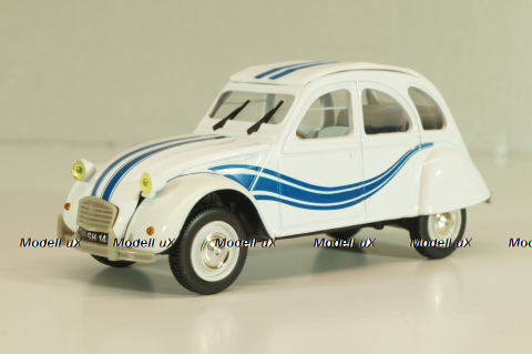 Citroen 2CV France 3 1983, white, 409541R, Norev 1:43