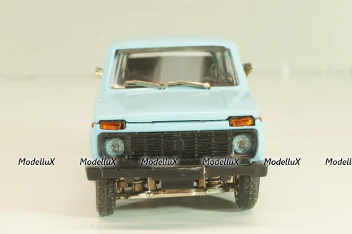 Ваз-2121 Нива, голубая, апрель 1991г., Тантал/Радон 1:43
