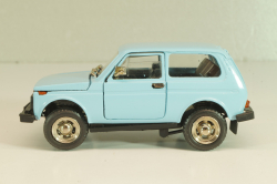 Ваз-2121 Нива, голубая, апрель 1991г., Тантал/Радон 1:43