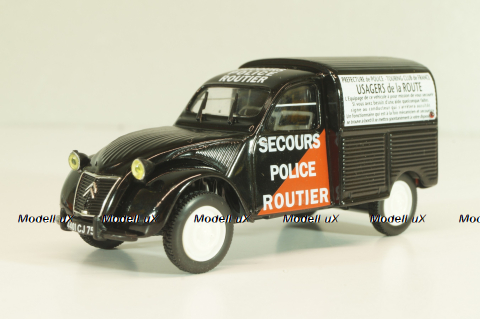 Citroen 2CV fourgonnette secours routiers Paris, 409538M, Norev 1:43