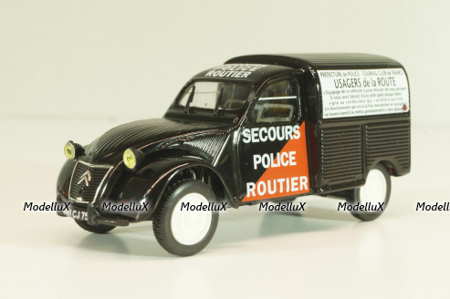 Citroen 2CV fourgonnette secours routiers Paris, 409538M, Norev 1:43
