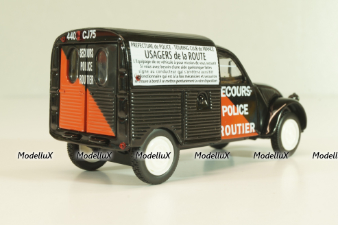 Citroen 2CV fourgonnette secours routiers Paris, 409538M, Norev 1:43