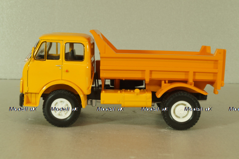 Маз-5549 самосвал, оранжевый, Легендарные грузовики СССР №111, Modimio 1:43