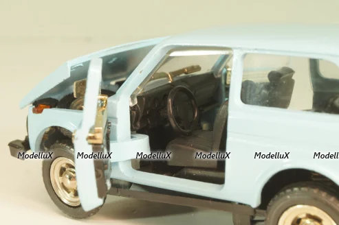 Ваз-2121 Нива, голубая, апрель 1991г., Тантал/Радон 1:43