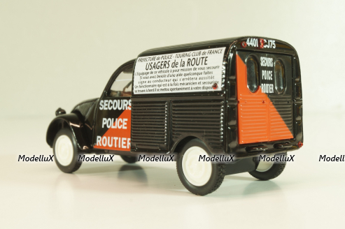 Citroen 2CV fourgonnette secours routiers Paris, 409538M, Norev 1:43