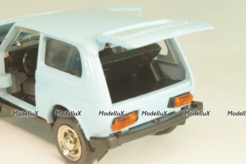 Ваз-2121 Нива, голубая, апрель 1991г., Тантал/Радон 1:43