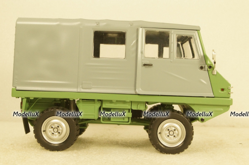 Steyr-Puch Haflinger green/grey, 450044000, Schuco 1:18