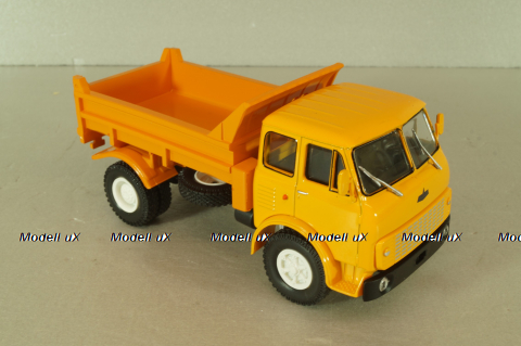 Маз-5549 самосвал, оранжевый, Легендарные грузовики СССР №111, Modimio 1:43