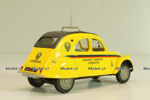 Citroen 2CV Assistance Commerciale 1957, yellow, 409535J, Norev 1:43