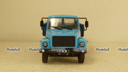 Газ-3307 Самосвал 1994г, голубой/синий, Алник43 1:43