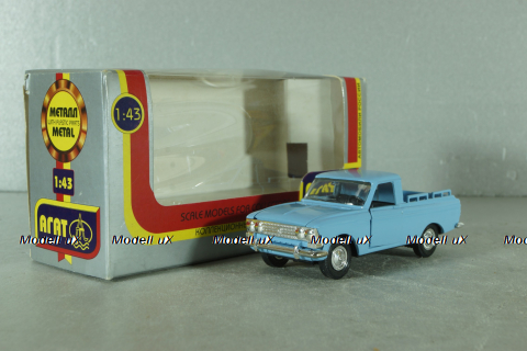 Москвич-Пикап, голубой, Агат 1:43