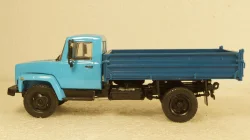 Газ-3307 Самосвал 1994г, голубой/синий, Алник43 1:43