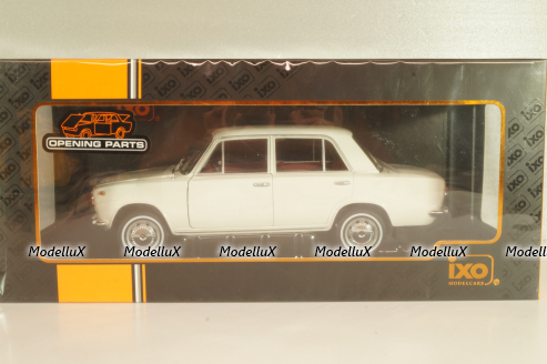 Fiat 124 (Ваз-2101) 1970, white, CMC205, IXO 1:18 