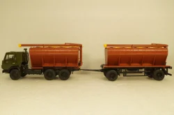 Автопоезд ЗСК-Ф-15А (Камаз-5320 с прицепом ГКБ-8350), TruckTyr 1:43