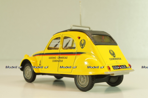 Citroen 2CV Assistance Commerciale 1957, yellow, 409535J, Norev 1:43