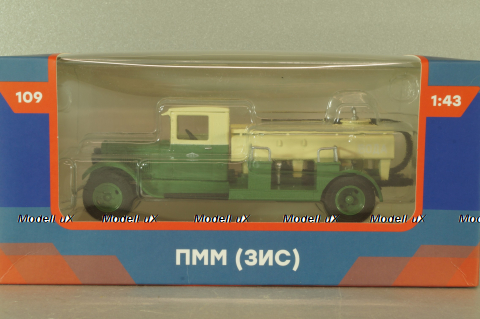 ПММ, на шасси Зис, зеленый, Легендарные грузовики СССР №109, Modimio 1:43