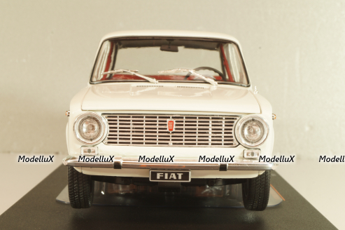 Fiat 124 (Ваз-2101) 1970, white, CMC205, IXO 1:18 