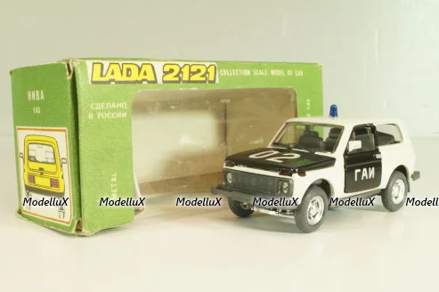 Ваз-2121 Нива, ГАИ, 1996г., Тантал/Радон 1:43