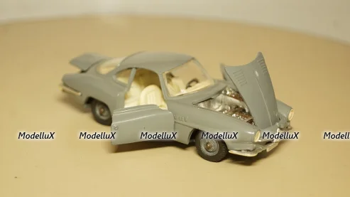 Газ-3307 Самосвал 1994г, голубой/синий, Алник43 1:43