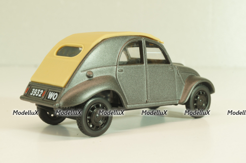 Citroën 2CV Cyclope prototype 1942, grey, 409524R, Norev 1:43