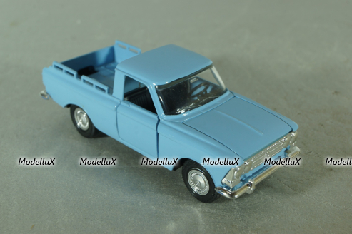 Москвич-Пикап, голубой, Агат 1:43