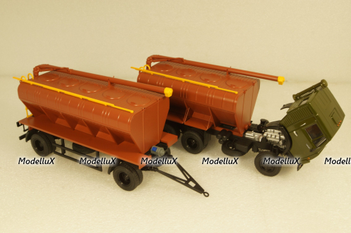Автопоезд ЗСК-Ф-15А (Камаз-5320 с прицепом ГКБ-8350), TruckTyr 1:43