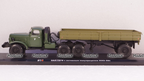 Зил-157 с активным полуприцепом ММЗ-584, TruckTyr 1:43