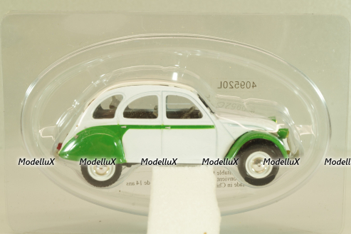 Citroen 2CV 6 Dolly Verte 1985, white/green, 409520L, Norev 1:43