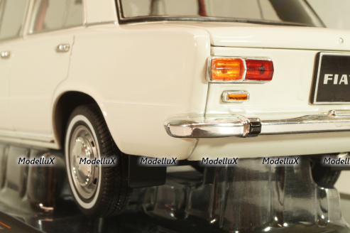 Fiat 124 (Ваз-2101) 1970, white, CMC205, IXO 1:18 