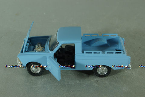 Москвич-Пикап, голубой, Агат 1:43