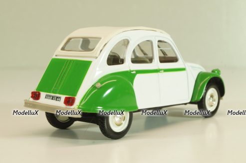 Citroen 2CV 6 Dolly Verte 1985, white/green, 409520L, Norev 1:43