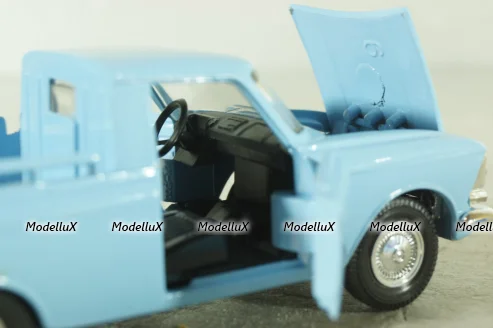 Москвич-Пикап, голубой, Агат 1:43