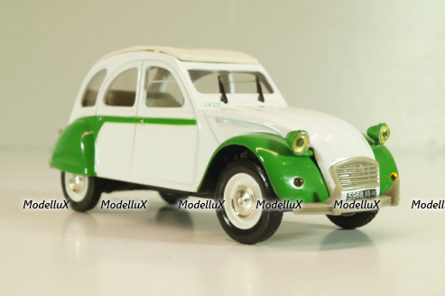 Citroen 2CV 6 Dolly Verte 1985, white/green, 409520L, Norev 1:43
