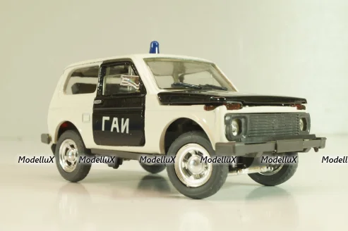 Ваз-2121 Нива, ГАИ, 1996г., Тантал/Радон 1:43