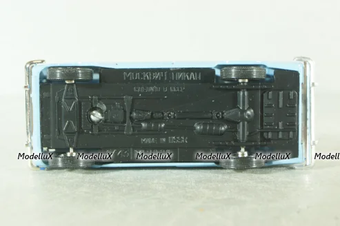 Москвич-Пикап, голубой, Агат 1:43