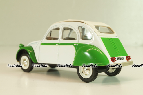 Citroen 2CV 6 Dolly Verte 1985, white/green, 409520L, Norev 1:43