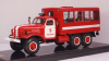 Пожарный автобус 32102 на шасси Зил-157КД, TruckTyr 1:43
