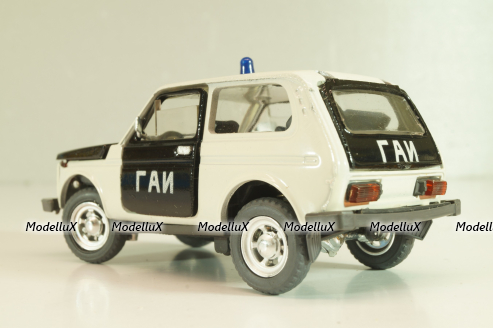 Ваз-2121 Нива, ГАИ, 1996г., Тантал/Радон 1:43