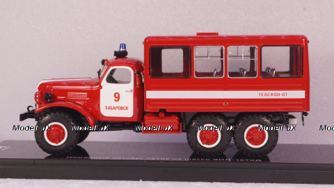 Пожарный автобус 32102 на шасси Зил-157КД, TruckTyr 1:43