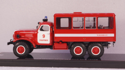 Пожарный автобус 32102 на шасси Зил-157КД, TruckTyr 1:43