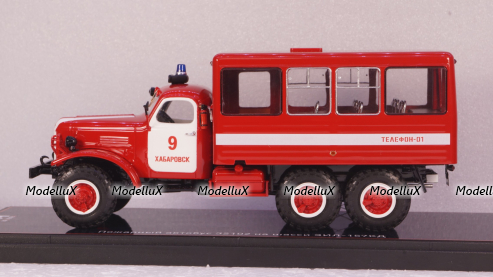 Пожарный автобус 32102 на шасси Зил-157КД, TruckTyr 1:43
