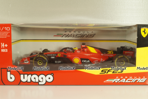 Ferrari SF-23 #16 - 4th Monza 2023 C.Leclerc, Formula 1, F1, 16812LE-Monza, Burago 1:18