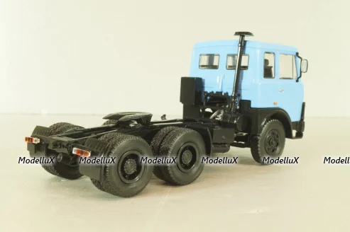 Маз-6422 тягач, синий, Легендарные грузовики СССР №107, Modimio 1:43