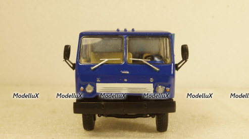 КАЗ-ММЗ-4502 самосвал синий/голубой, Алник43 1:43