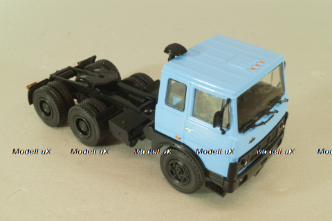 Маз-6422 тягач, синий, Легендарные грузовики СССР №107, Modimio 1:43