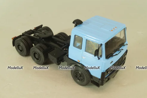 Маз-6422 тягач, синий, Легендарные грузовики СССР №107, Modimio 1:43